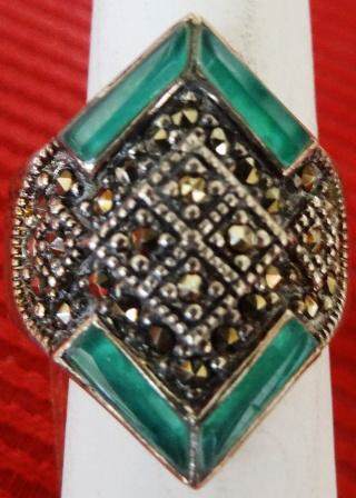 Ring Silber 925 mit Markasiten Nr. 26