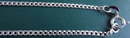 Halskette silber Länge ca. 45cm 5gr Nr. 6