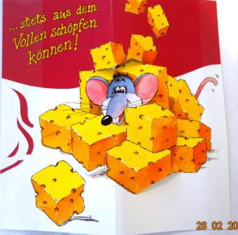 Karte Maus am Käse werfen